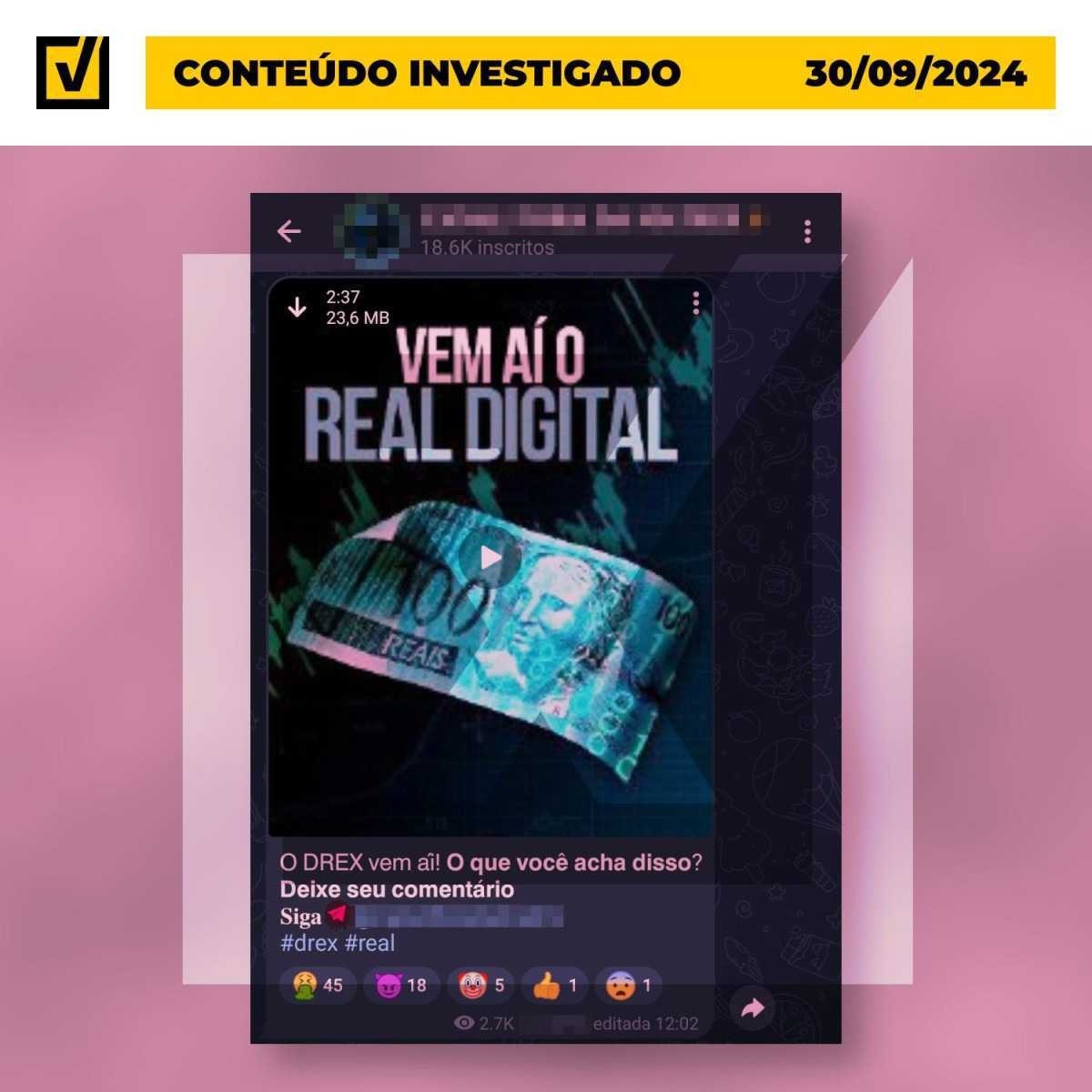 Vídeo publicado nas 